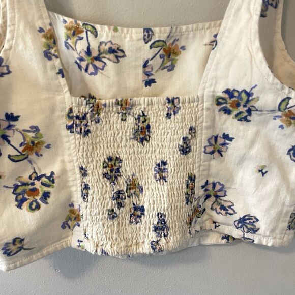 Anthropologie Pilcro Kailey Floral Corset Top Sz XL - Picture 7 of 7